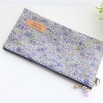 LIBERTY　Pebble　ペブル　３Ｌ　ラベンダー系  中布・内ポケット・カードポケット付きポーチ　