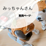みっちゃんさん専用ページ（青系チェックのパーカー）