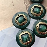 【23mm 2個set】 飾りボタン ◆1264◆ レトロ アンティーク ヴィンテージ レトロボタン