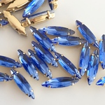 《増量中16コ入り》A級・4×15mm サファイア リーフ 