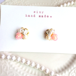 バラの上品ピアス♡送料込み
