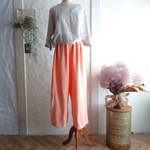 オーダー品　シルクがお肌と心に優しいワイドパンツ〜HSPが作る繊細さんのためのお洋服〜