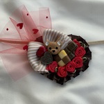 バレンタインオヤツ🍪チョーカー　ペットアクセサリー