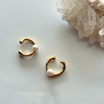 new♡パール付きボリュームイヤーカフ