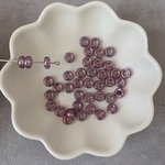 6pcs milk tea Water cabochon 