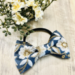 インド刺繍リボン　ヘアゴム④