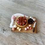 ミニチュア　チョコレートタルト
