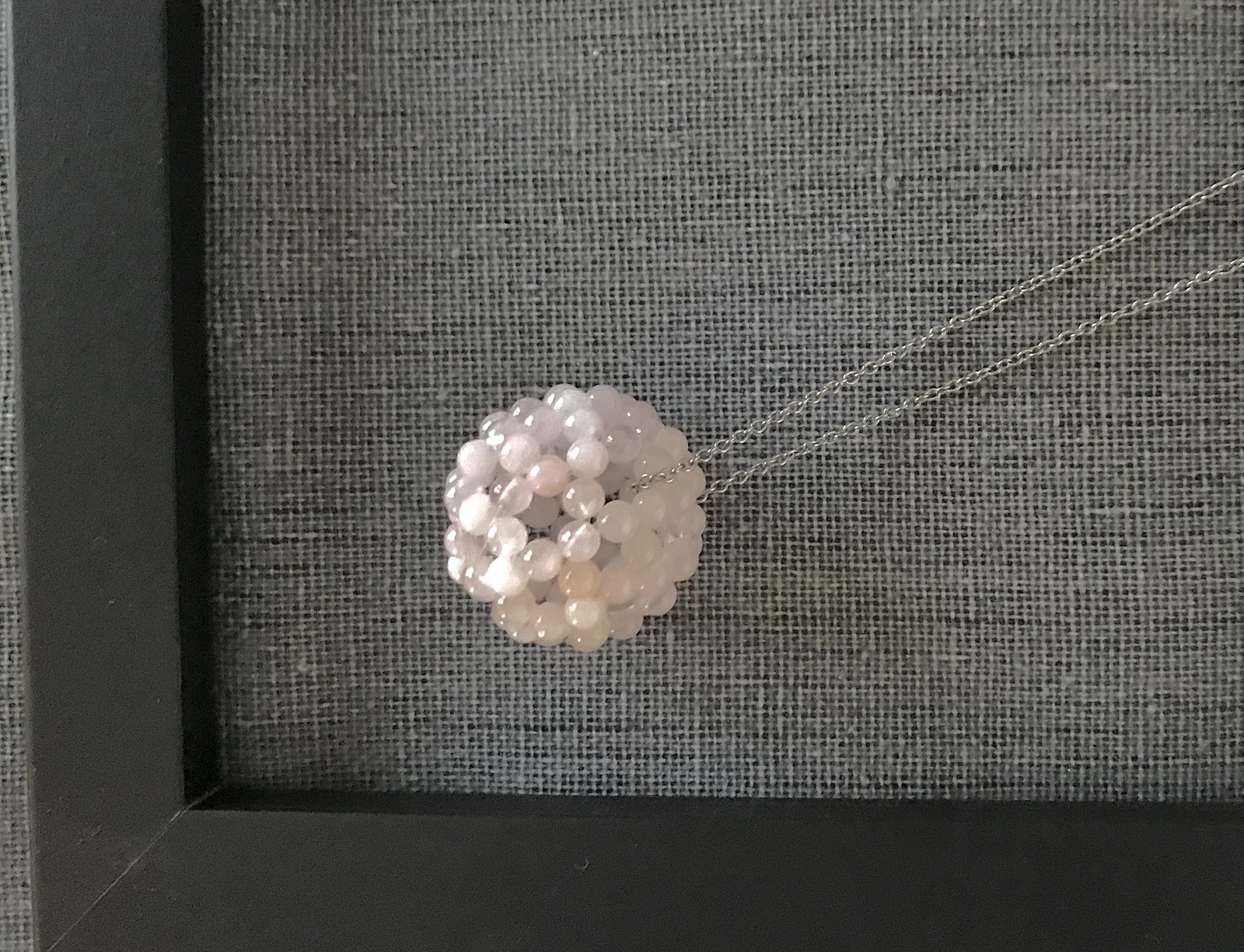 モルガナイト 神聖幾何学フラーレン キラキラ輝くリングがゆらゆら揺れ