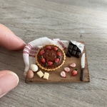 ミニチュア　チョコレートタルト