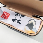 【SALE】眼鏡拭きやレンズ拭きに✨やちよ神社御朱印風 マイクロファイバークロス （鳥：ヤマガラさん）