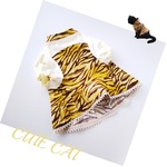 猫服🐈SALE【限定完成品】トラ柄ワンピ★Bigﾏｲﾅｽ★