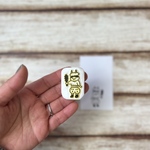 鬼に金棒ねこはんこ　meganehankoの消しゴムはんこ