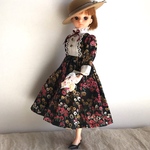 リカちゃん服(お花のワンピース)