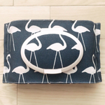 フラミンゴ柄のウェットティッシュケース♪《受注製作》