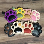 三毛猫　猫の肉球キーホルダー