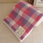 限定*６重ガーゼマフラーorフェイスタオル*北欧pinklavenderblock