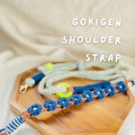 GOKIGENショルダーストラップ/スマホストラップ　ネイビー×グレー