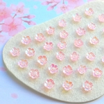 新作★小花の樹脂パーツ　桜　ペニチュア　デコパーツ   ネイルパーツ　ピンク