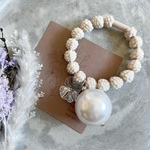 ［送料込］大人可愛い大ぶりパールのヘアゴム