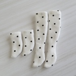 （送料無料）ブライス、リカちゃん、アイシードール、2足靴下セット、白水玉