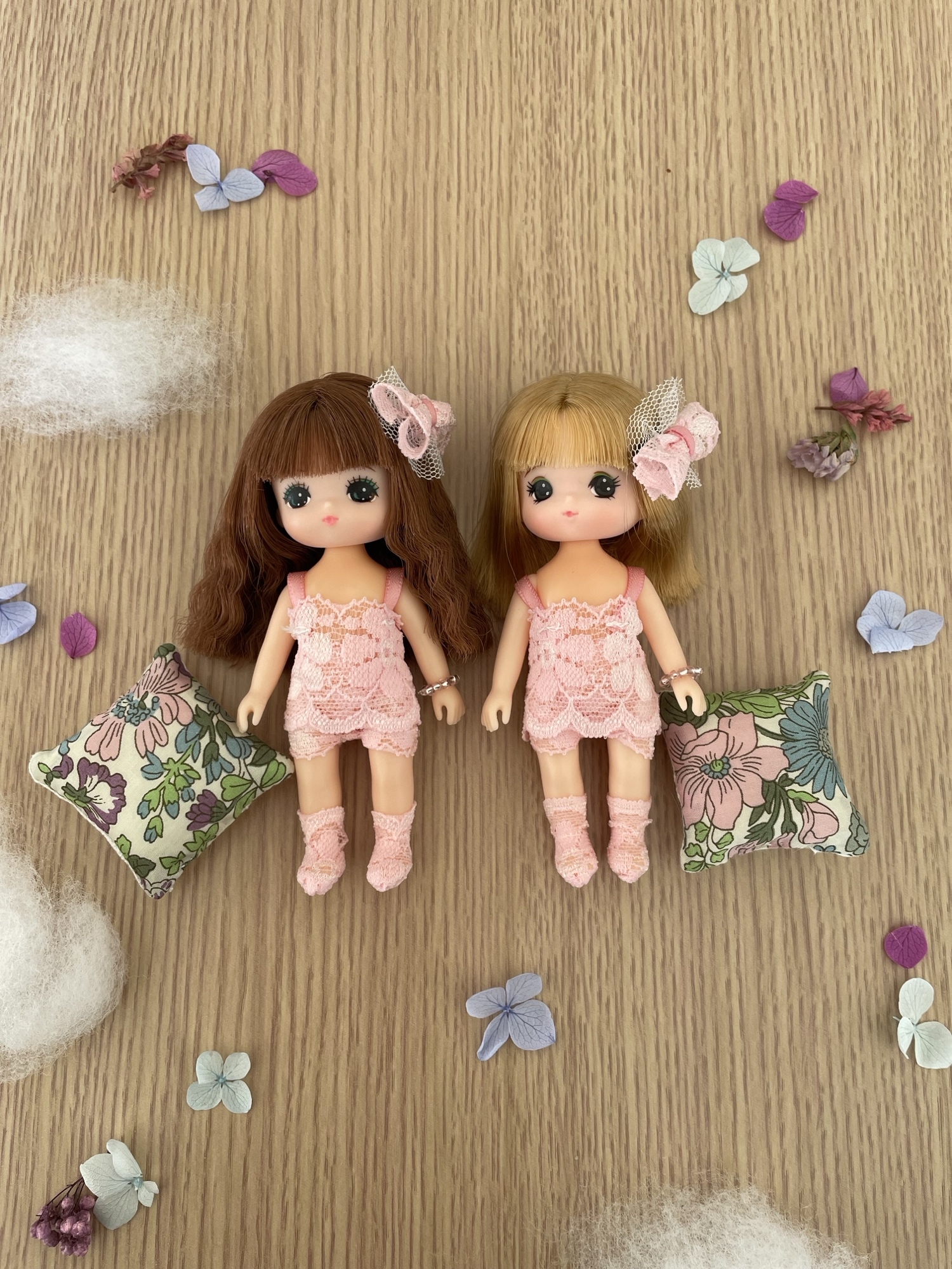 ミキちゃんマキちゃん 下着セット☆ピンク - ドール服 wisteria