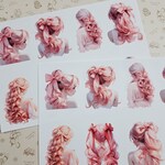 (再販×1)コラージュシート♡女の子㉓