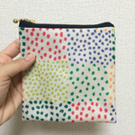 北欧風カラフルポーチ♡ファスナー14cm使用