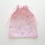 〈25×20〉裏地付 ユニコーンミュージカル (ピンク) 