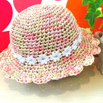 子供用♡フリフリ麦わら帽子♡①