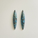 long oval- turquoise【３】