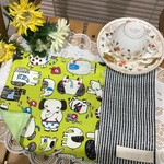 【再12】幼稚園⭐︎保育園A4❤️ラスト① 20×30両面可愛いランチョンマ ット (可愛いゾウ)