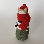 ぬくぬく猫さん（茶トラ白）