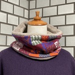 ネックウォーマー　愉快な動物柄