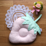 いちごのベビー枕【受注製作】