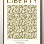 12264■A3アートポスター『LIBERTY　花　フラワー』絵画　イラスト　デザイン　北欧　マット紙