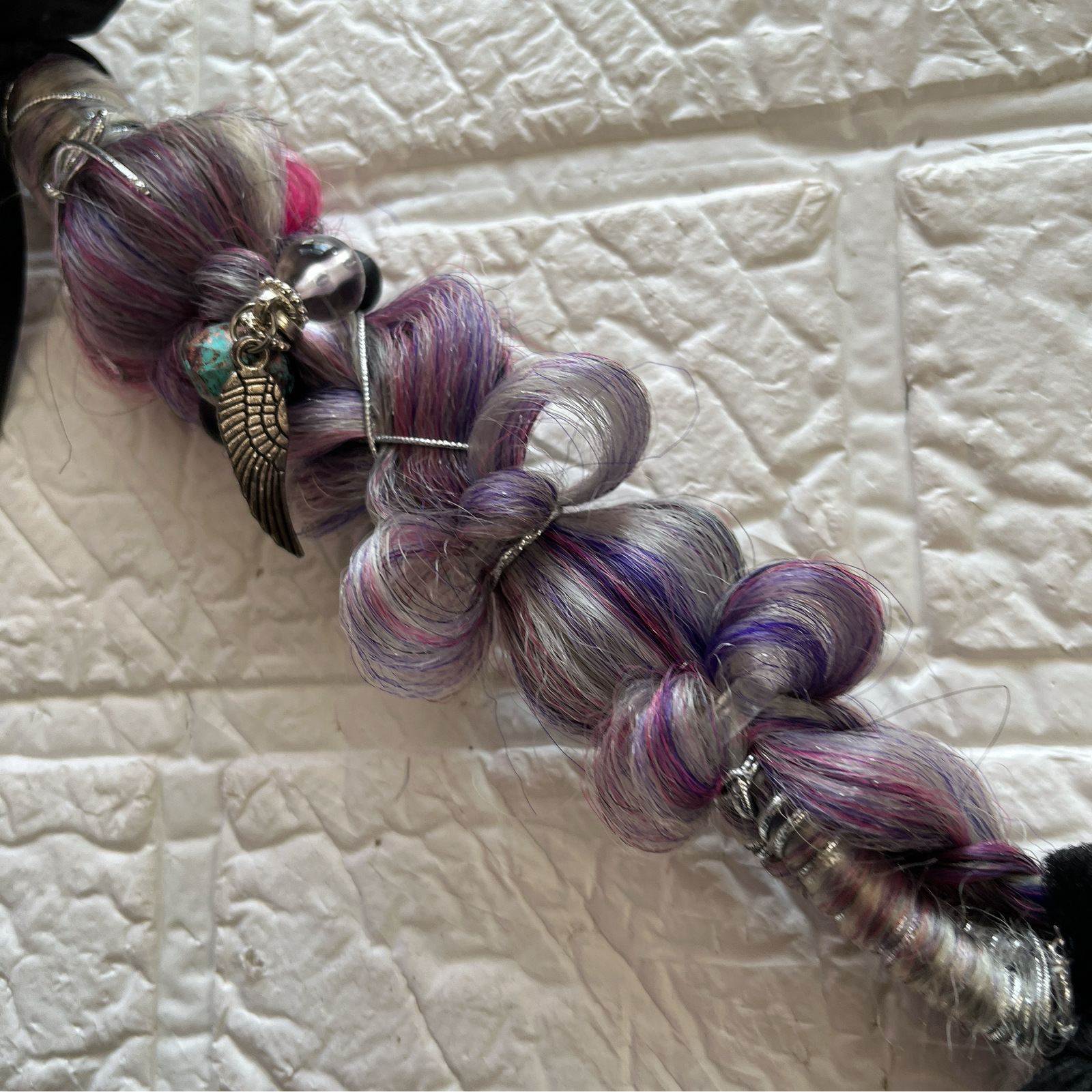 【現品限り】original☆リングエクステ　アレンジデザイン55 現品限り】original☆リング付きエクステ アレンジデザイン55