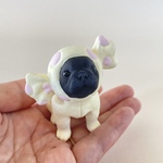 フレンチブルドッグ　キャンディパピー　ブリンドル　お座り　ペット【いつもそばにいてくれるフレブルのフィギュア】