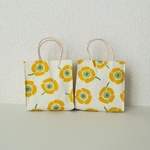 ▲紙袋風ギフトバッグ2点セット＜バオッコーアネモネ 　アイボリー＞再販なし