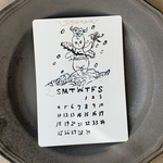 2月 カレンダーポストカード 