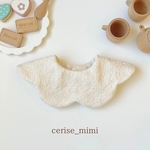NEW♡ママとベビーの為の防水スタイ　natural lace flower 360°はなびらスタイ