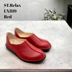 体に優しいコンフォートシューズ・踵踏み<ST.Relax>LX819／本革／モカ縫い／ハンドメイド／宮城興業製／高反発インソール／外反母趾／修繕修理