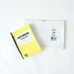 【YELLOW】NOTEBOOKガーゼハンカチ
