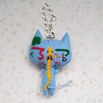 イシシ龍のバッグチャーム＊水色猫と黄龍様