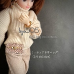 1/6 doll size本革ウエストポーチ　大人カジュアルライン