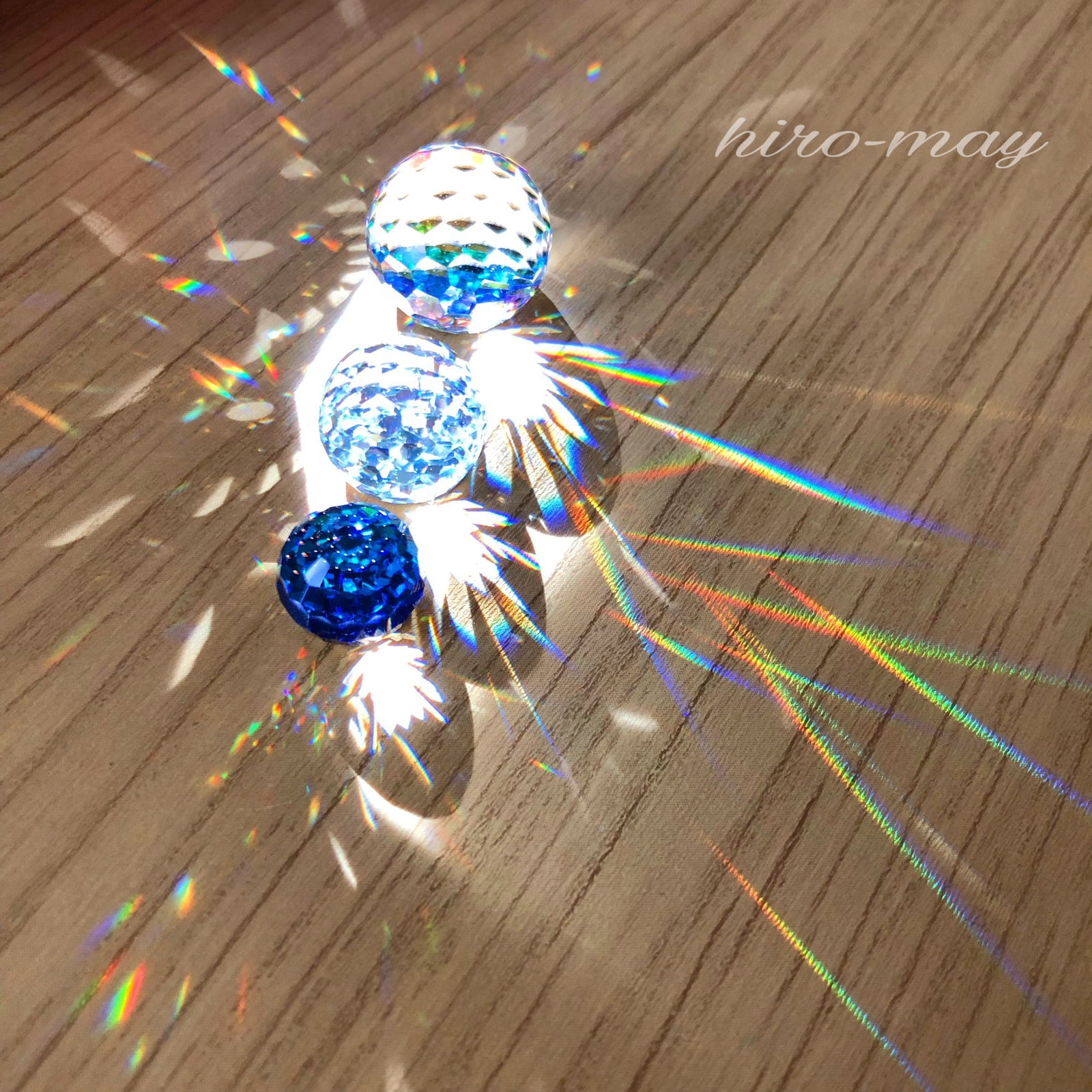 虹のスワロフスキー ミラーボールコレクション【素材】 - hiro-may's