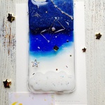 【iPhone6.6sケース】星空