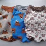 tetev95様専用　フレブル服　クマ柄ラグラン　ナマケモノ柄ラグラン