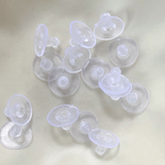 下向き防止 シリコン ピアス キャッチ  20pcs