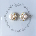 ロイヤルピンク ピアス/イヤリング