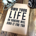 A4 ステンシルシート『LIFE』【送料込】